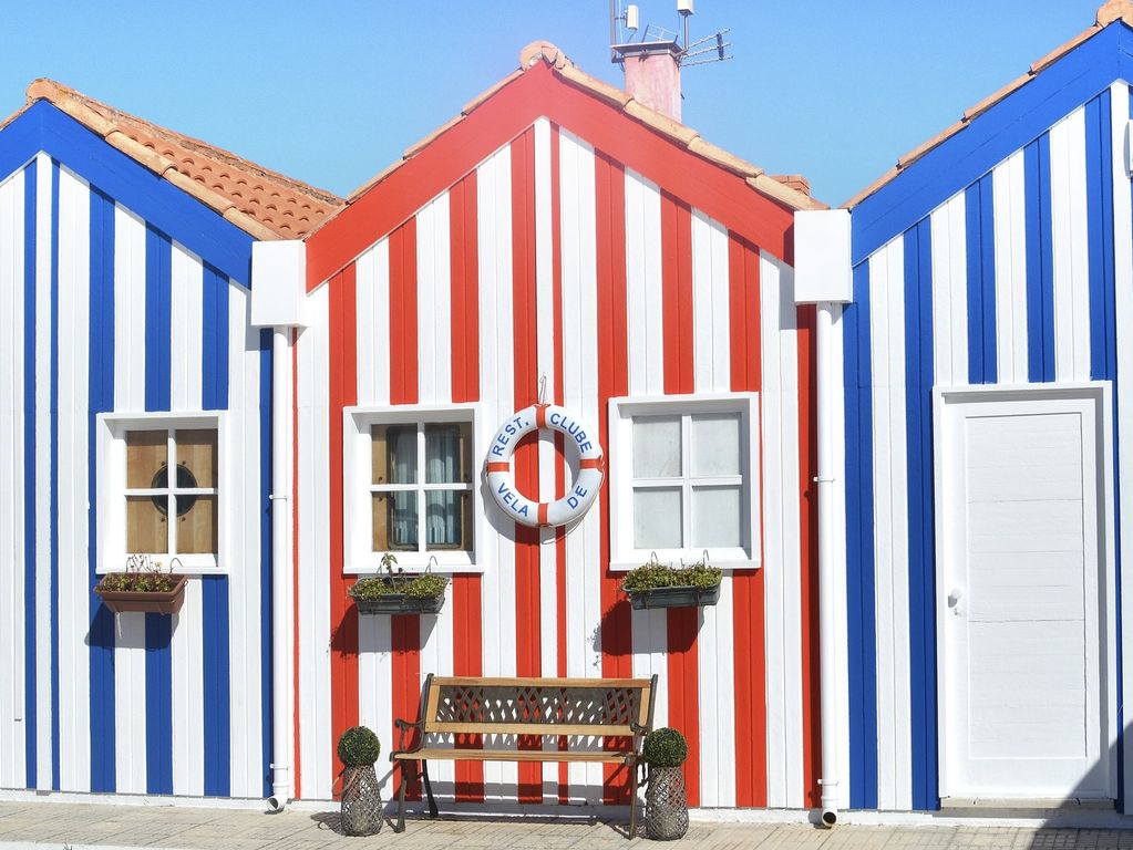 Fotogenieke strandhuisjes in Aveiro